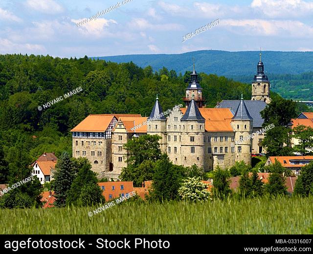 Bertholdsburg Castle in Schleusingen, Thuringia, Germany