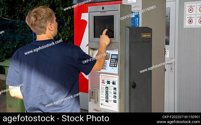 Self-Service Fuel Station Benzina in Ostrava, Ruska street, Czech Republic, July 18, 2022. (CTK Photo/Petr Sznapka)