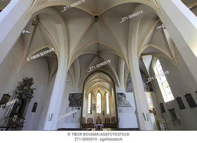 Czech Republic, Moravia, Olomouc, Church of the Immaculate Conception, interior,