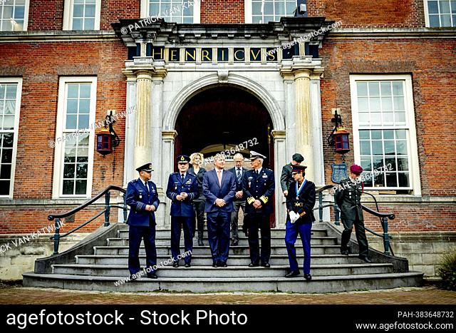 BREDA - King Willem-Alexander reopens Breda Castle, which has housed the Royal Military Academy (KMA) since 1828. The future officers (cadets) for the Royal...