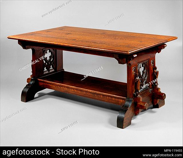 Library Table. Maker: William Lightfoot Price (1861-1916); Date: 1904; Geography: Made in Delaware, Rose Valley, Pennsylvania