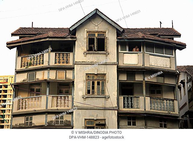 Old Sir. jamsetjee jejeebhoy memorial building ; Javji dadaji street ; Tardeo ; Grant Road ; Bombay Mumbai ; Maharashtra ; India