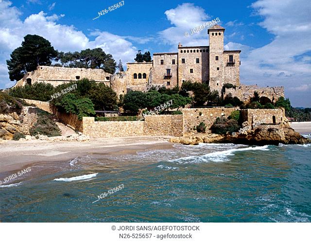 Castle of Tamarit (11th century). Tarragonès, Costa Daurada. Tarragona province, Catalonia, Spain