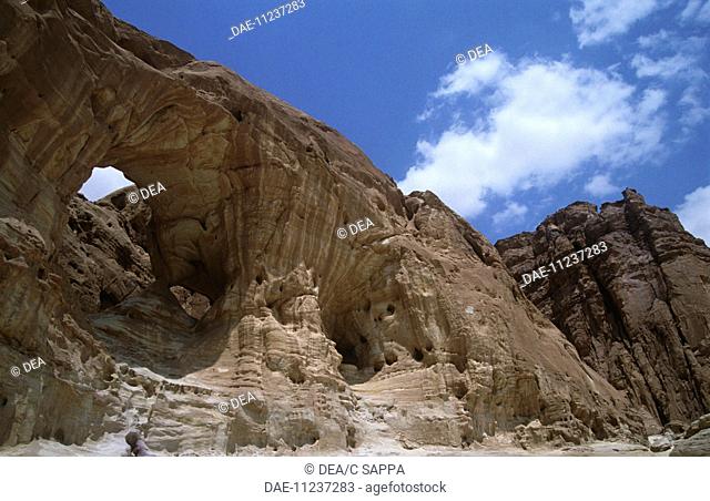 Israel - Negev Desert - Timna Valley National Park - Eroded sandstone formations