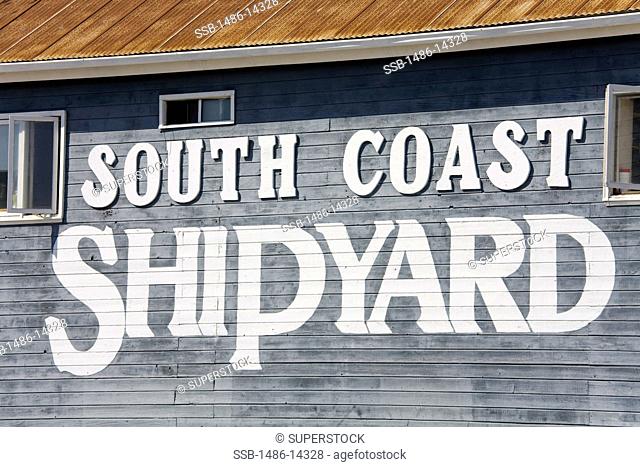 USA, California, Orange County, Newport Beach, South Coast Shipyard