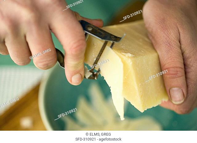 Shaving Parmesan