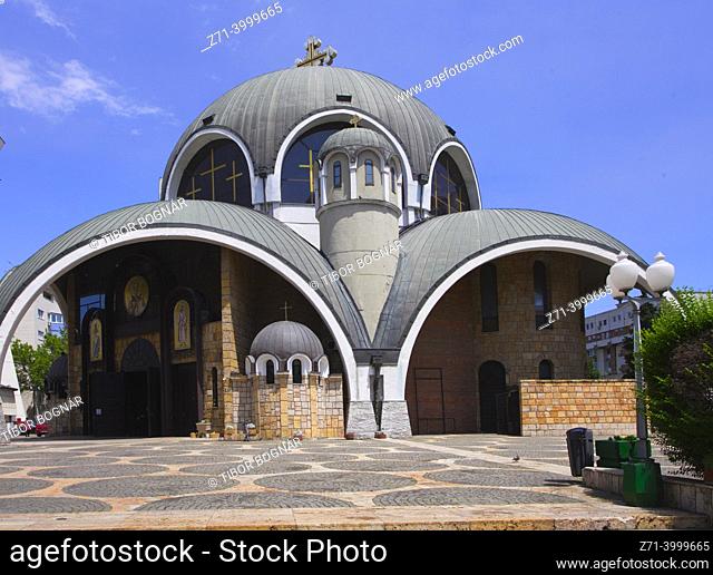 North Macedonia, Skopje, Church of Saint Clement of Ohrid, orthodox cathedral,