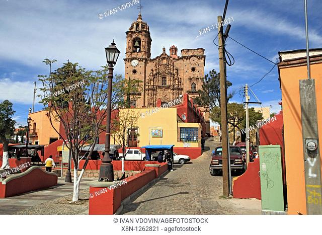 San Cayetano church 1788, Mineral de Valenciana, state Guanajuato, Mexico