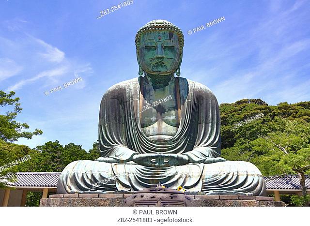 The Great Buddha of Kamakura, a statue of Amida Buddha, known as Daibutsu at the Kotokuin Temple in Kamakura near Tokyo, Japan