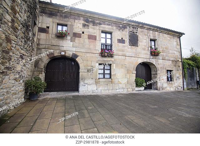 Palaces in Lierganes village Pasiegos valley Cantabria Spain