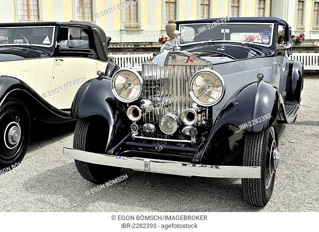 Rolls-Royce Phantom II Gurney Nutting, built in 1933, classic car, Retro Classics meets Barock classic car festival, Ludwigsburg, Baden-Wuerttemberg, Germany