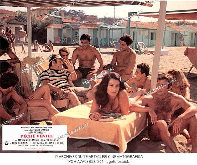 Peccato veniale  Lovers and Other Relatives Year : 1973 Italy Laura Antonelli  Director: Salvatore Samperi. It is forbidden to reproduce the photograph out of...