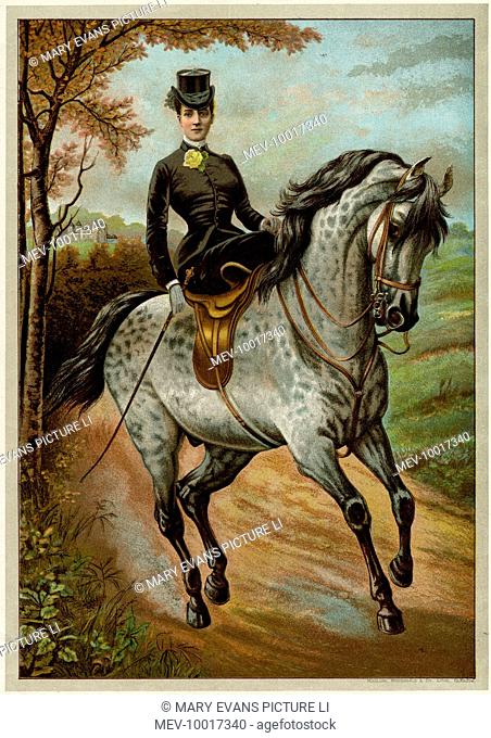 ALEXANDRA QUEEN TO EDWARD VII The Queen out riding