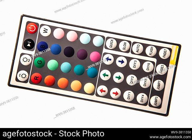 Remote control with many colors