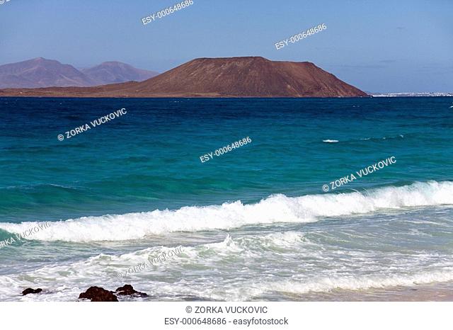 DÃ¼nen auf Fuerteventura, Lobos-Blick