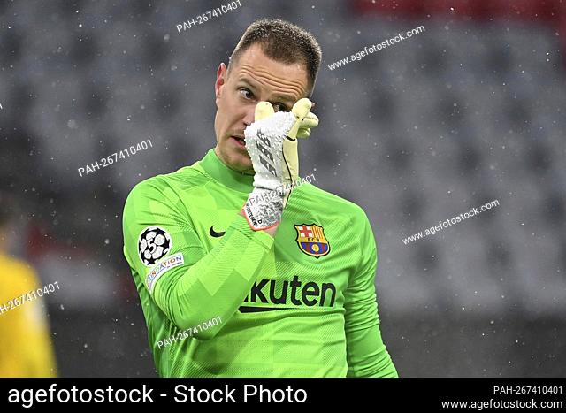Marc Andre Ter STEGEN, goalwart (FC Barcelona), gesture, disappointment, frustrated, disappointed, frustratedriert, dejected, action, single image