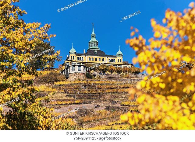 The Spitz House is a former summer house in the wine-growing area of Radebeul. It is a landmark of the city of Radebeul near Dresden