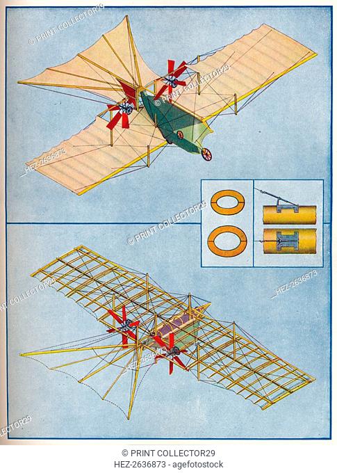 The aeroplane proposed by Henson in his patent of 1842, c1936 (c1937). Artist: Unknown