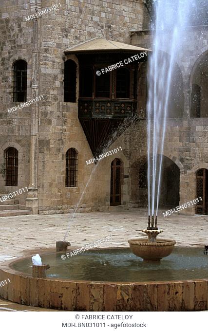 Dar el Wousta - Center of the palace - Fountain in the courtyard