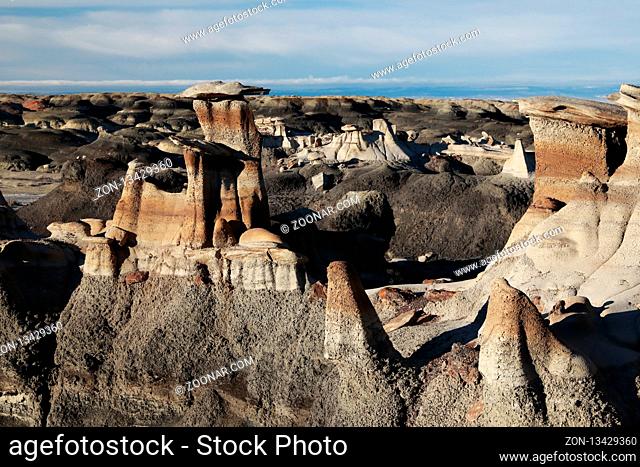 Bisti badlands, New Mexico, USA