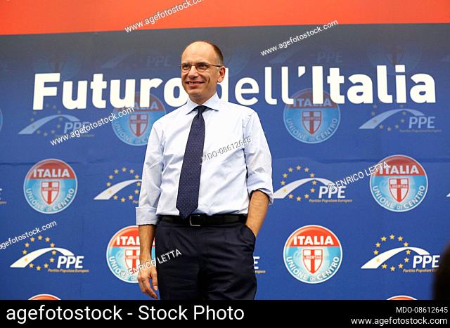 The Prime Minister Enrico Letta participates in the People's Day of the UDC. Chianciano Terme (Italy), September 14th, 2013