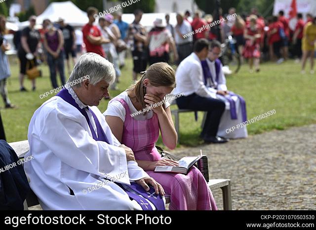 The Days of People of Good Will, the Saint Cyril and Methodius celebrations, in Velehrad, Czech Republic, on July 5, 2021. (CTK Photo/Dalibor Gluck)