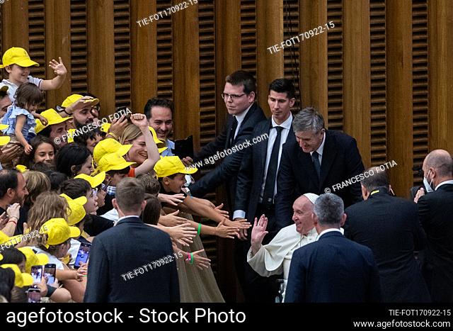 Pope Francis meets pilgrims from Spoleto and Alessandria, in Vatican City, 17 September 2022