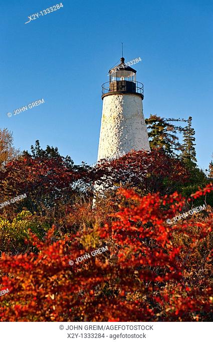Dyce Head Lighthouse, Castine, Maine, ME, USA