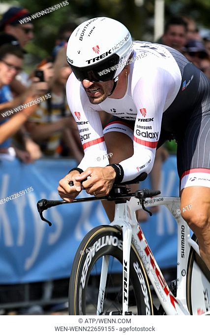 Tour de France 2015 - Stage 1 Featuring: Fabian Cancellara Where: Utrecht, Netherlands When: 04 Jul 2015 Credit: ATP/WENN.com