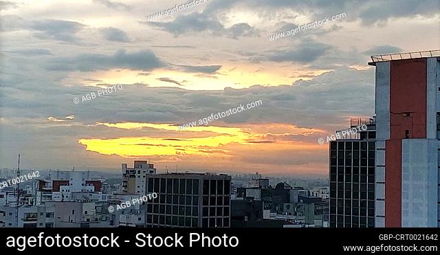 Sunset, Skyline city, São Paulo, Brazil