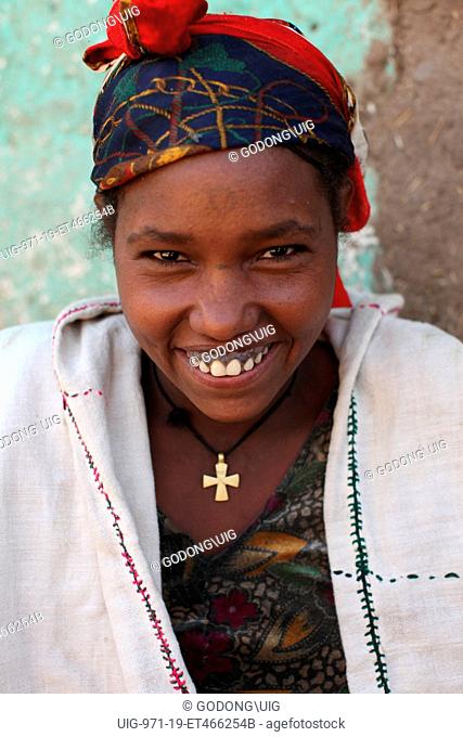 Lalibela girl , Lalibela, Ethiopia