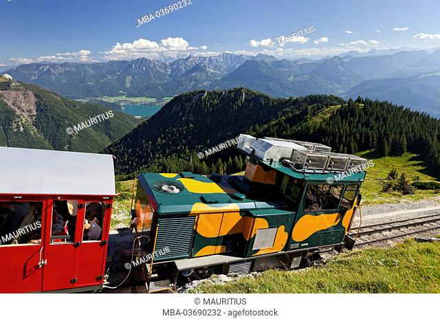 Schafberg Railway, rack railway, 'Wolfgangsee' (lake), 'Salzkammergut' (resort area), 'Schafberg' (mountain), 'Salzburg Land' (district), Austria