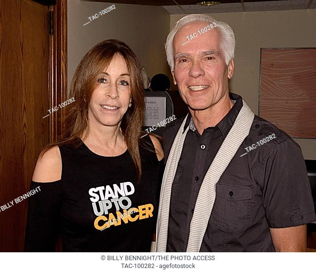 Ellen Ziffren and Gil Garcetti attends Press Conference For ""Stand Up To Cancer Day"" at Los Angeles City Hall, South Steps on September 7, 2016