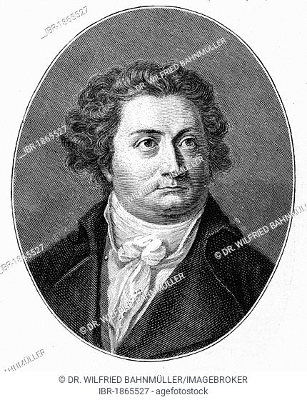 August Wilhelm Iffland (1759-1814), actor, theater manager, dramatist