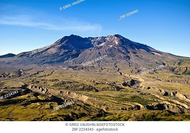 Mount Saint Helens from Boundary Trail #1 on Johnston Ridge; Mount St. Helens National Volcanic Monument, Washington