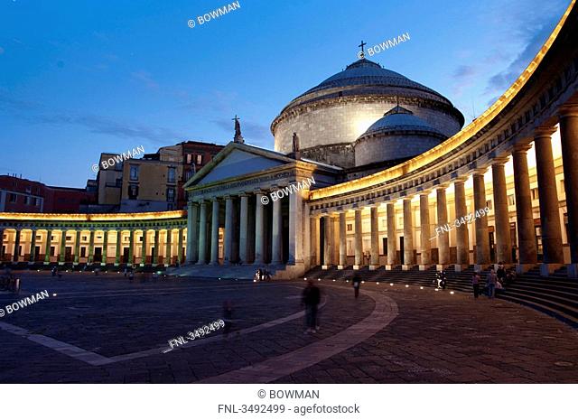 San Francesco di Paola, Piazza del Plebiscito, Naples, Campania, Italy, Europe