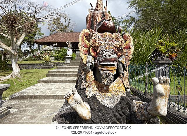Barong statue in the Tirta Gangga water palace, a former royal palace. Karangasem regency, Bali, Indonesia
