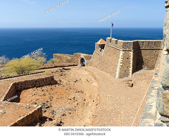 Fortress Forte Real de Sao Filipe. Cidade Velha, historic center of Ribeira Grande, listed as UNESCO world heritage. Island of Santiago (Ilha de Santiago)