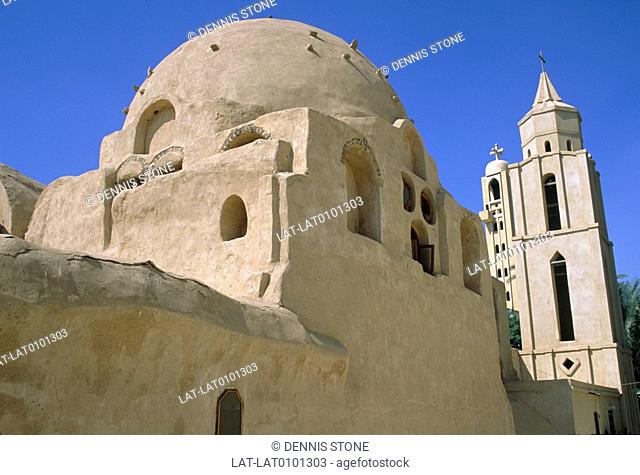 Monastery church of St Bishoi. Deir Anba Bishoi. Cradle of Christian monasticism