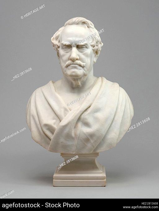 William Wilson Corcoran, model 1882, carved 1883. Creator: John Quincy Adams Ward