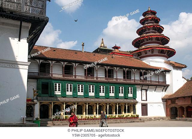 Main courtyard of Hanuman Dhoka Palace on Durbar Square, Kathmandu. Taken before the catastrophic April 2015 earthquake