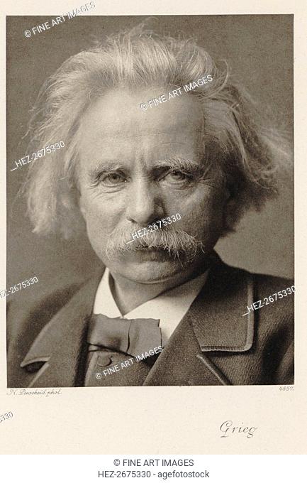 Portrait of the composer Edvard Grieg (1843-1907),