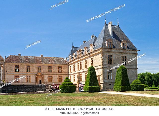The picturesque castle of Cormatin, Burgundy, France, Europe