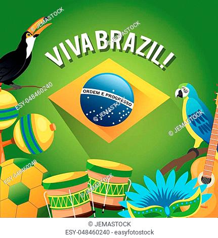 Country brazil cartoon Stock Photos and Images | agefotostock