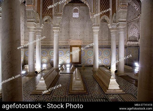 Saadier tombs, Marrakech, Morocco
