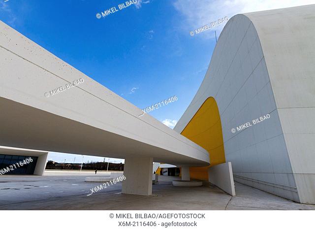 Oscar Niemeyer International Cultural Centre. Aviles, Asturias, Spain, Europe