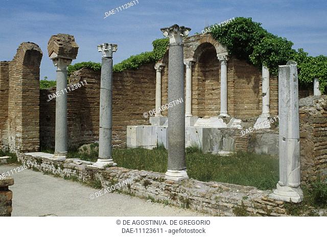Domus of Cupid and Psyche, Ostia Antica, Lazio, Italy. Roman civilisation, 4th century