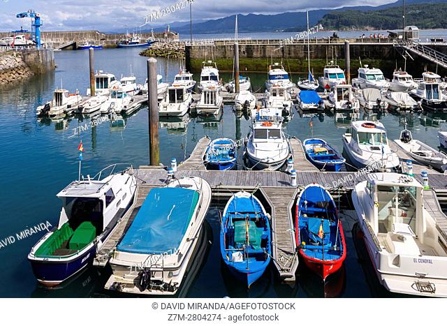 Lastres fishing port, Asturias. Spain. Historical Heritage Site