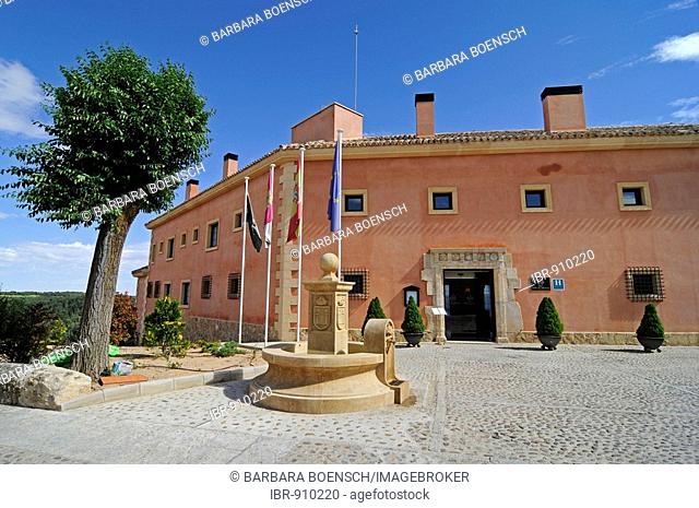 Castle Hotel Parador, Alarcon, Cuenca province, Castile-La Mancha, Spain, Europe