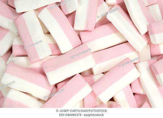 close up of a group of marshmallow